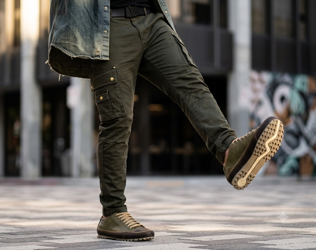 Zapatilla Rolling Verde Militar