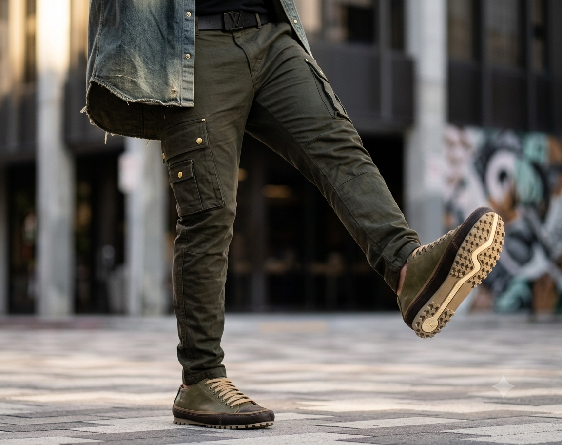 Zapatilla Rolling Verde Militar