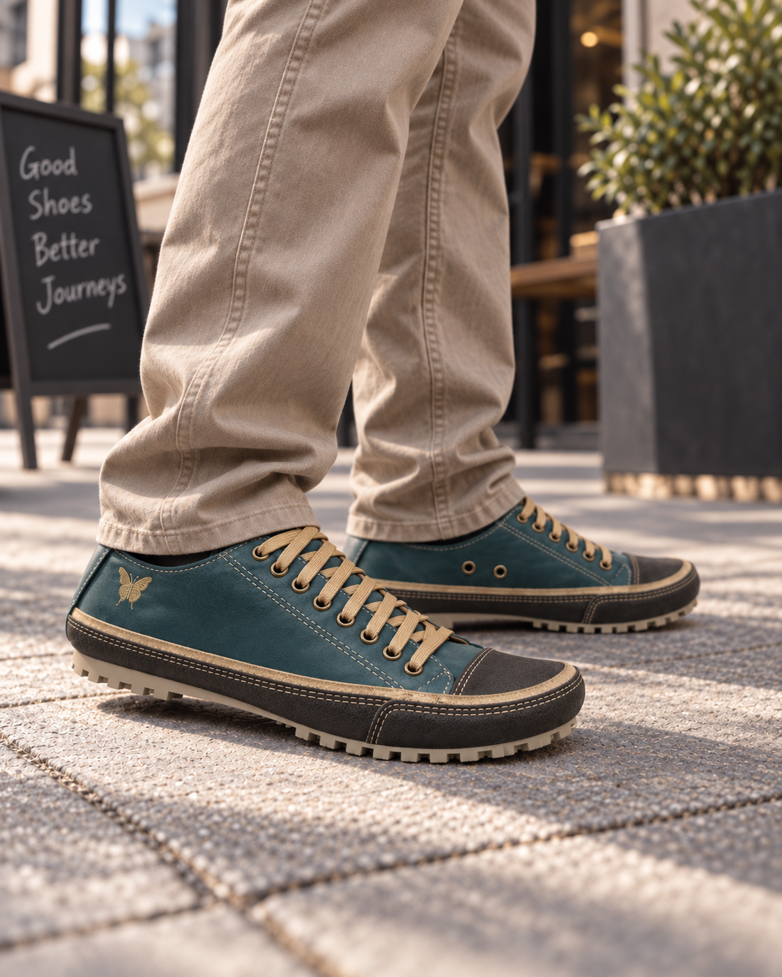 Zapatilla Rolling Petróleo